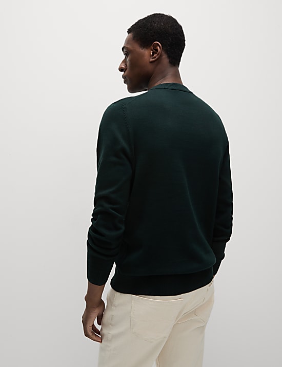 Jersey navideño 100% algodón de escote cerrado