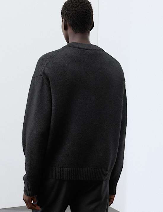 Wool Blend V-Neck Jumper