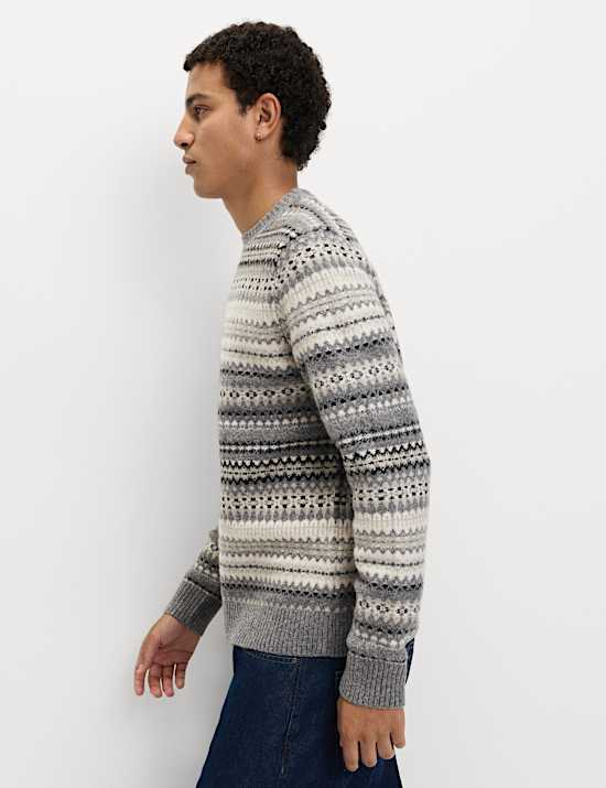 Fair Isle Crew Neck Jumper