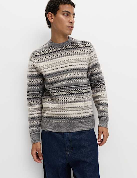 Fair Isle Crew Neck Jumper