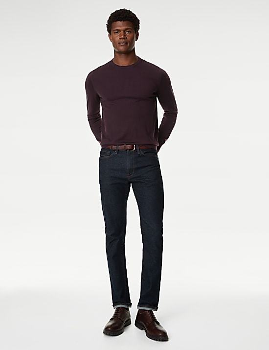 Pure Extra Fine Merino Wool Crew Neck Jumper