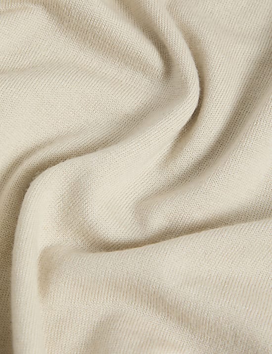 Πουλόβερ με φερμουάρ από μαλλί Merino Extra Fine