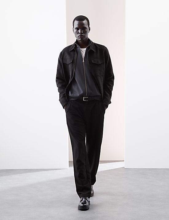 Pure Extra Fine Merino Wool Zip Up Jumper