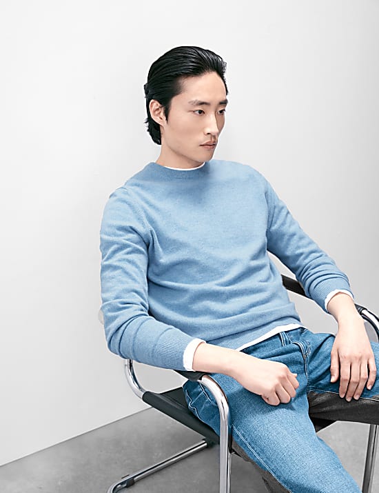 Pure Cashmere Crew Neck Jumper