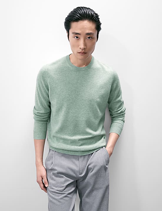 Pure Cashmere Crew Neck Jumper