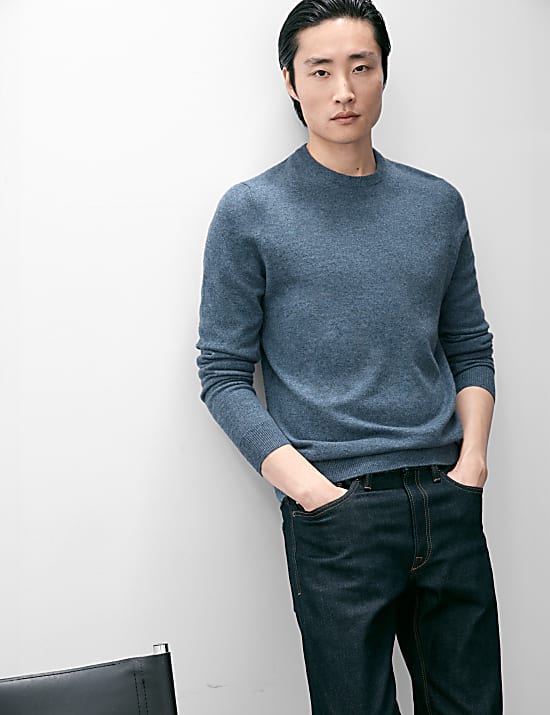 Pure Cashmere Crew Neck Jumper