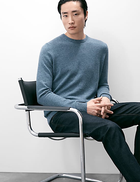 Pure Cashmere Crew Neck Jumper