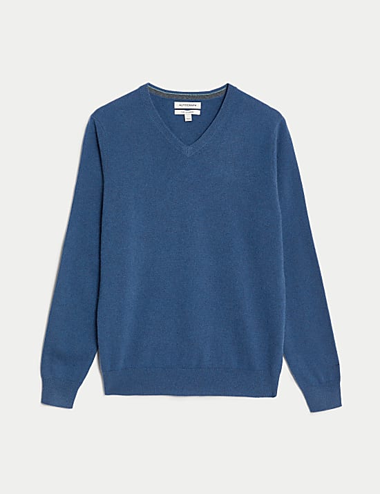 Pure Cashmere V-Neck Jumper