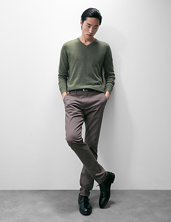 Pure Cashmere V-Neck Jumper