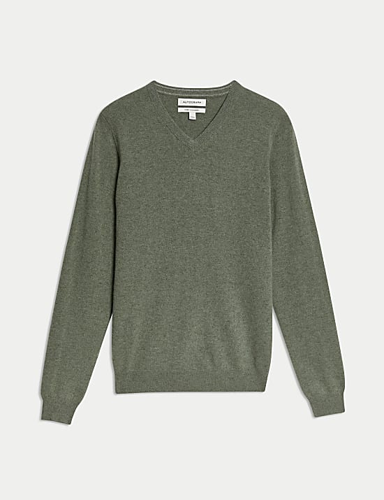 Pure Cashmere V-Neck Jumper