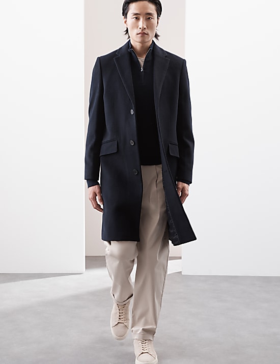 Πουλόβερ με φερμουάρ στο μισό μήκος από 100% κασμίρι