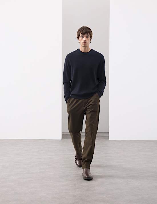 Svetr z čistého kašmíru s výstřihem ke krku