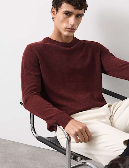 Pure Cashmere Crew Neck Jumper