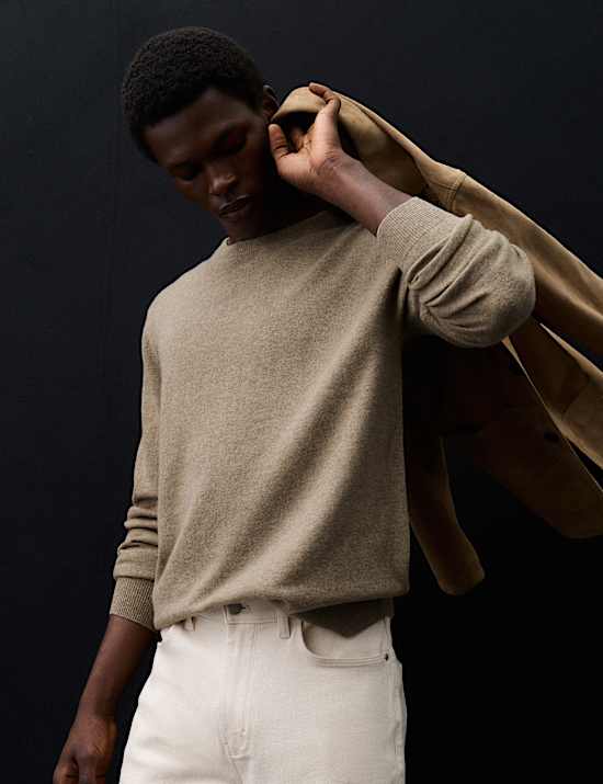 Pure Cashmere Crew Neck Jumper