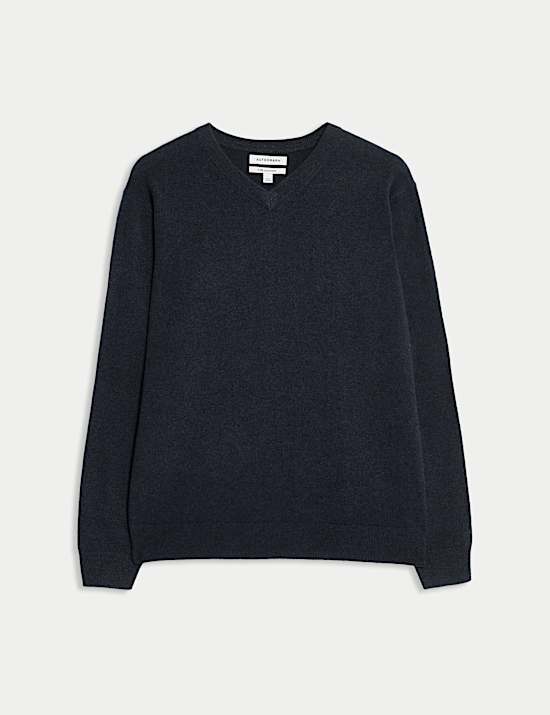 Pure Cashmere V-Neck Jumper