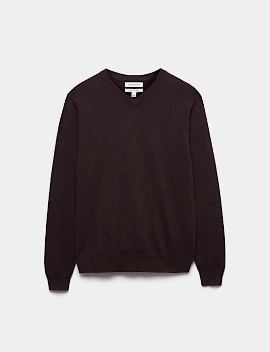 Pure Cashmere V-Neck Jumper