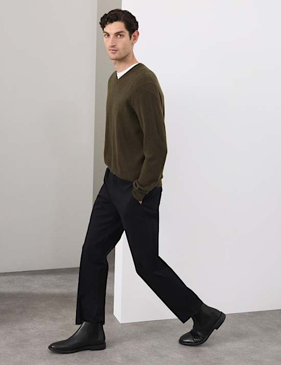 Pull 100 % cachemire à col en V