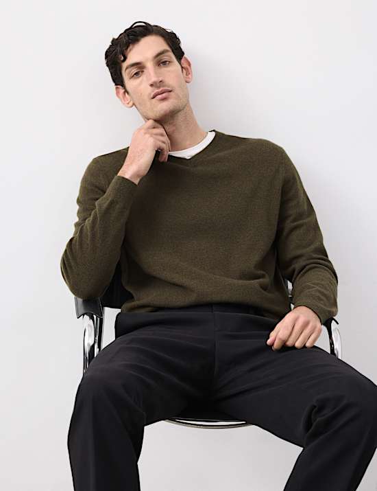 Pull 100 % cachemire à col en V