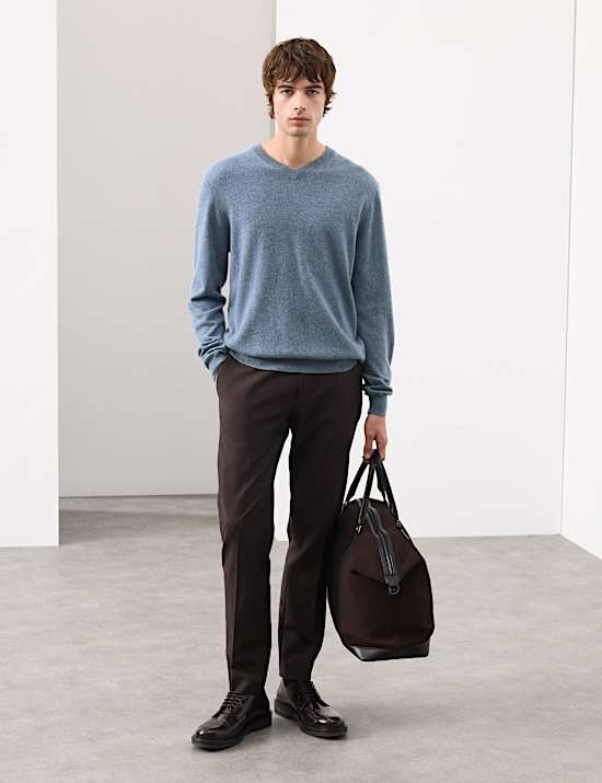 Pure Cashmere V-Neck Jumper