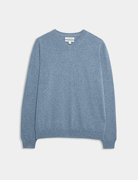 Pure Cashmere V-Neck Jumper