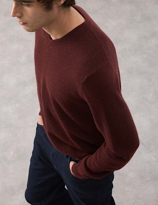 Pure Cashmere V-Neck Jumper
