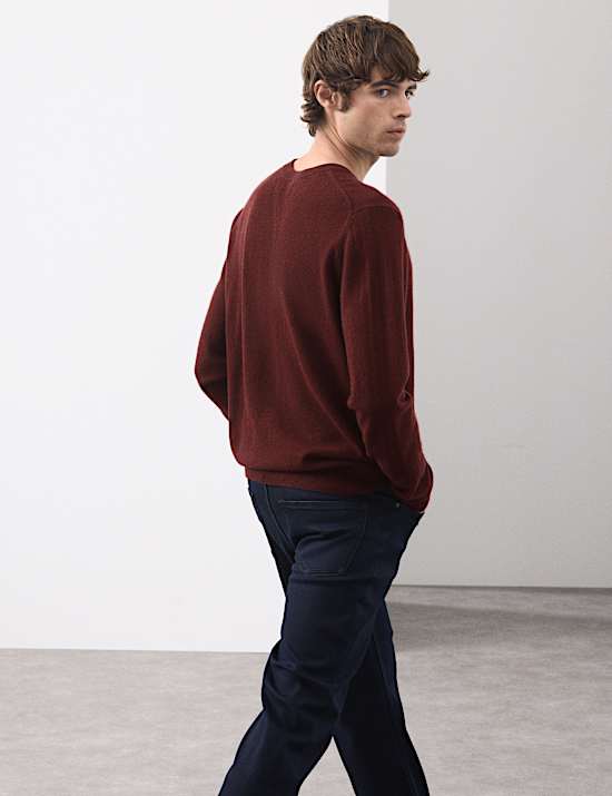 Pure Cashmere V-Neck Jumper