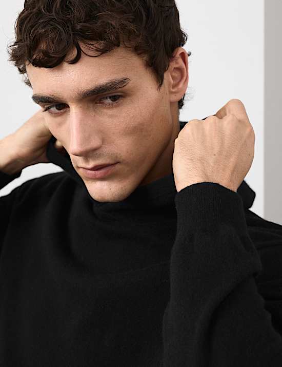 Pure Cashmere Knitted Hoodie