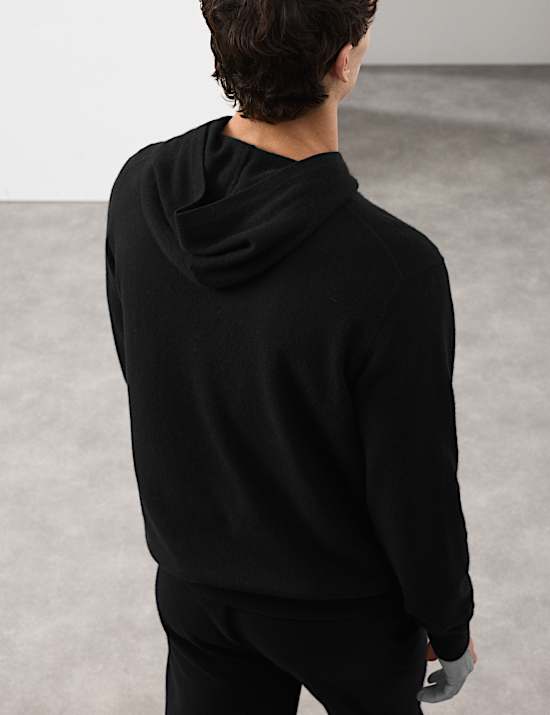 Pure Cashmere Knitted Hoodie