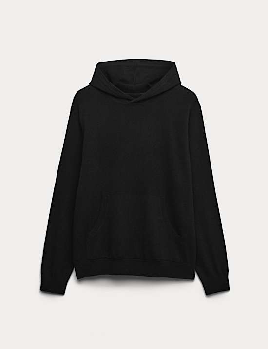 Pure Cashmere Knitted Hoodie