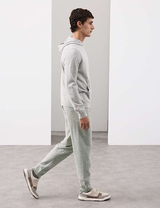 Pure Cashmere Knitted Joggers