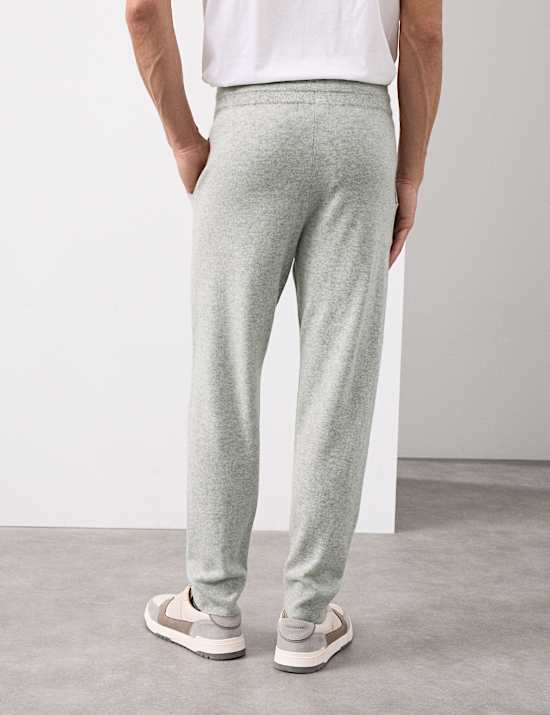 Pure Cashmere Knitted Joggers
