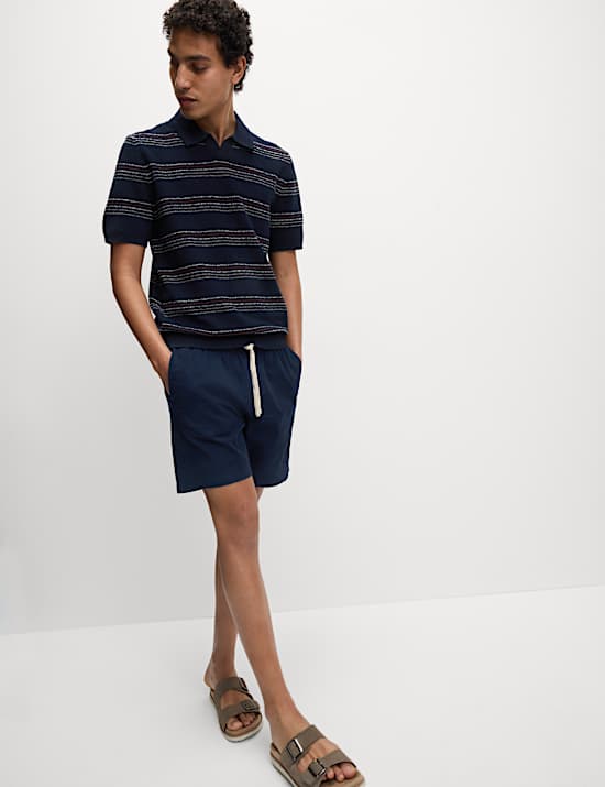 Cotton Rich Knitted Polo Shirt