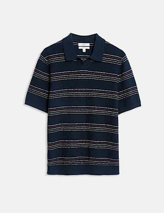 Cotton Rich Knitted Polo Shirt