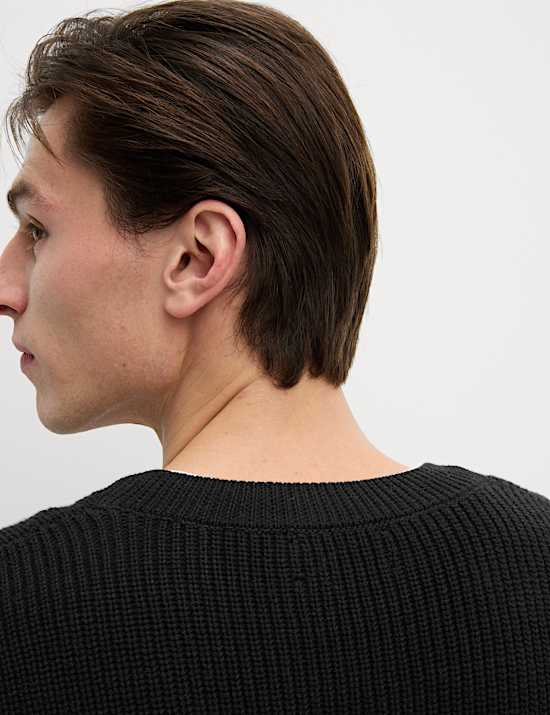 Pure Cotton Ribbed Knitted Vest