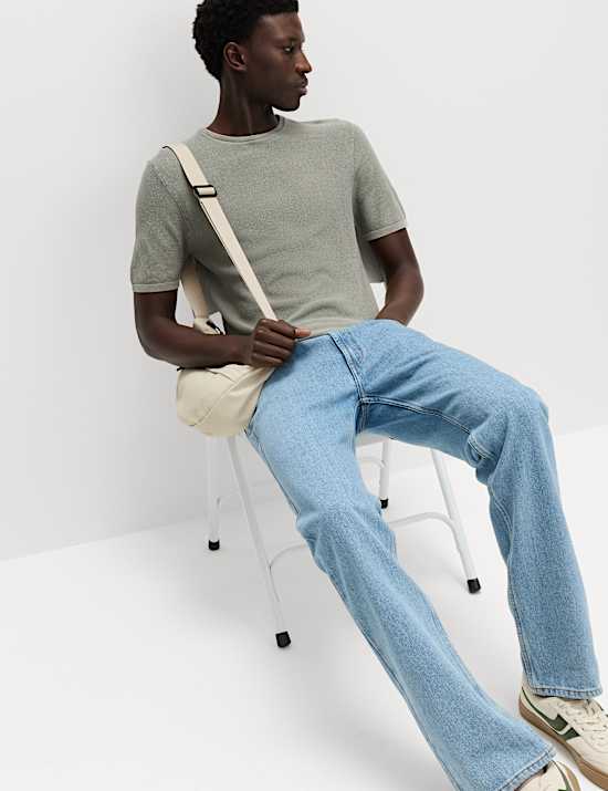 Pure Cotton Garment Dyed Knitted T-Shirt