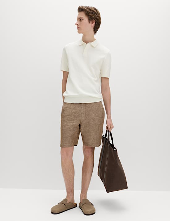 Cotton Rich Slim Fit Knitted Polo Shirt