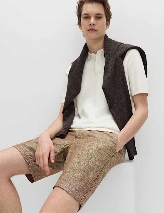 Cotton Rich Slim Fit Knitted Polo Shirt