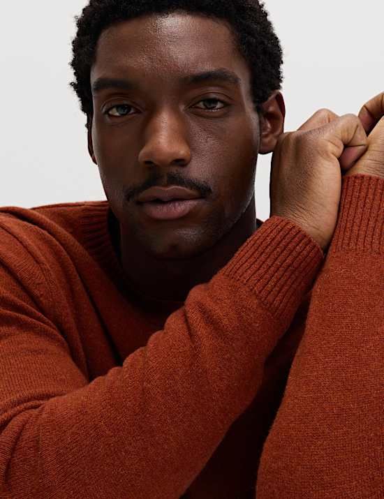 Pure Lambswool Crew Neck Jumper