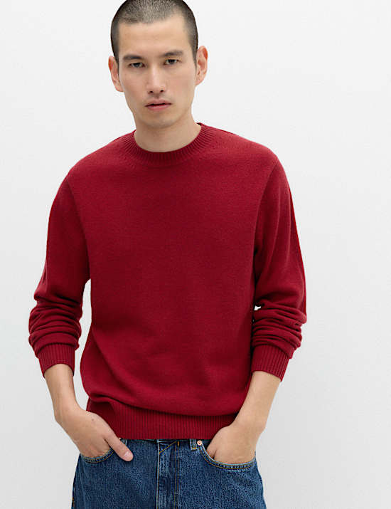 Pure Lambswool Crew Neck Jumper