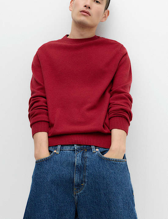 Pure Lambswool Crew Neck Jumper