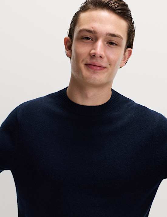 Pure Lambswool Crew Neck Jumper
