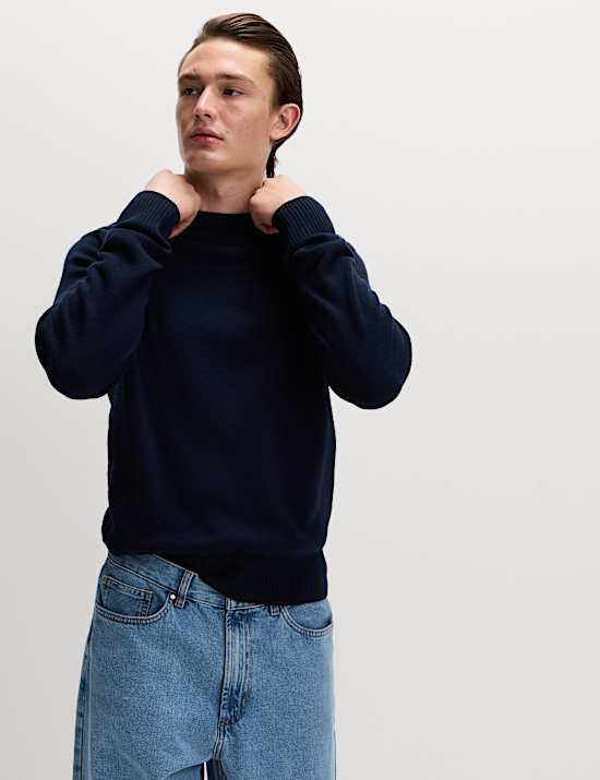 Pure Lambswool Crew Neck Jumper