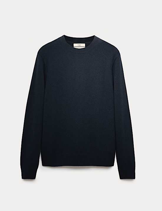Jersey 100% lana lambswool con cuello redondo