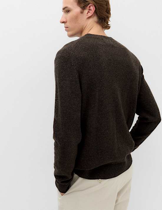 Pull 100 % laine d'agneau &agrave; encolure ronde
