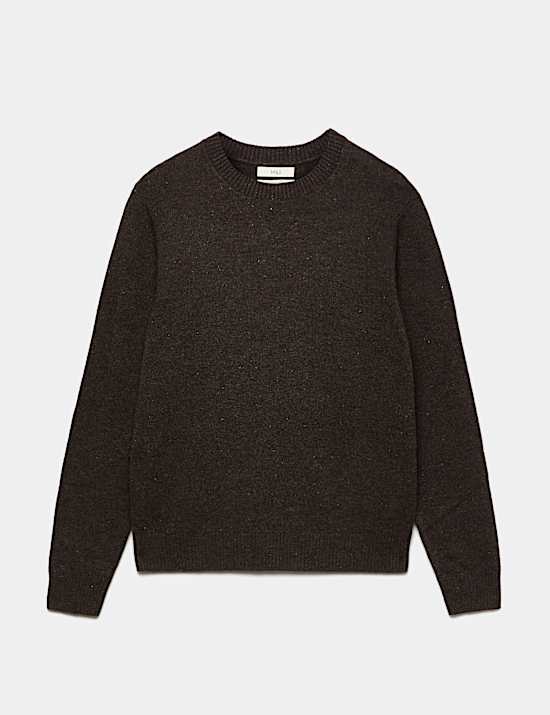 Pull 100 % laine d'agneau &agrave; encolure ronde