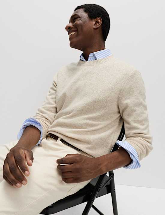 Pure Lambswool Crew Neck Jumper