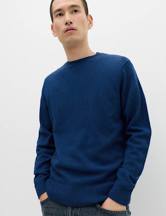 Pure Lambswool Crew Neck Jumper