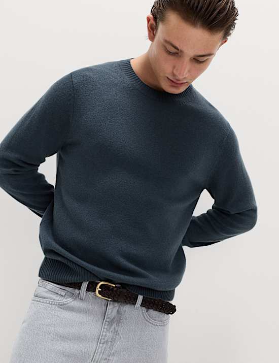 Pure Lambswool Crew Neck Jumper