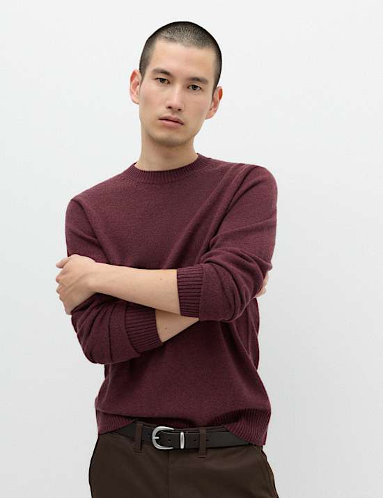 Pure Lambswool Crew Neck Jumper