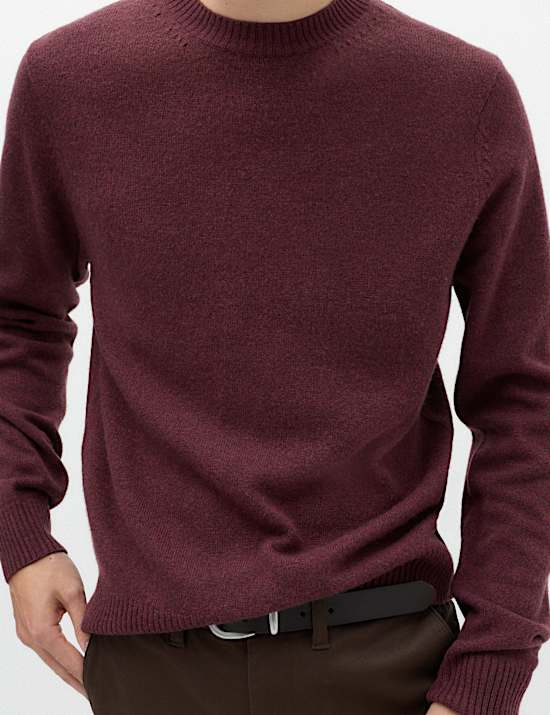 Pure Lambswool Crew Neck Jumper
